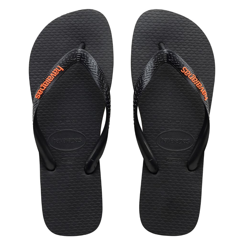 Rubber Logo Black/Orange Neon