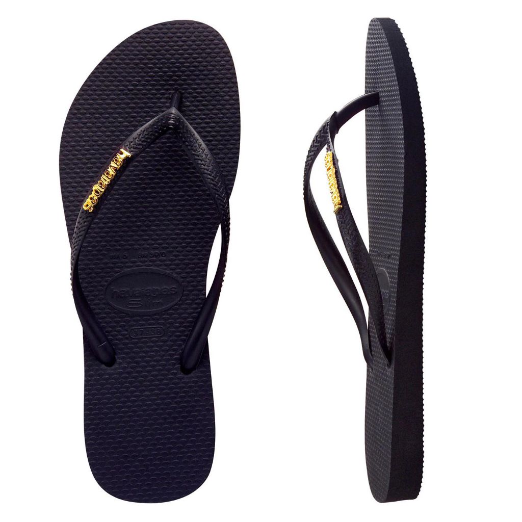 Slim Metal Logo Black/Gold