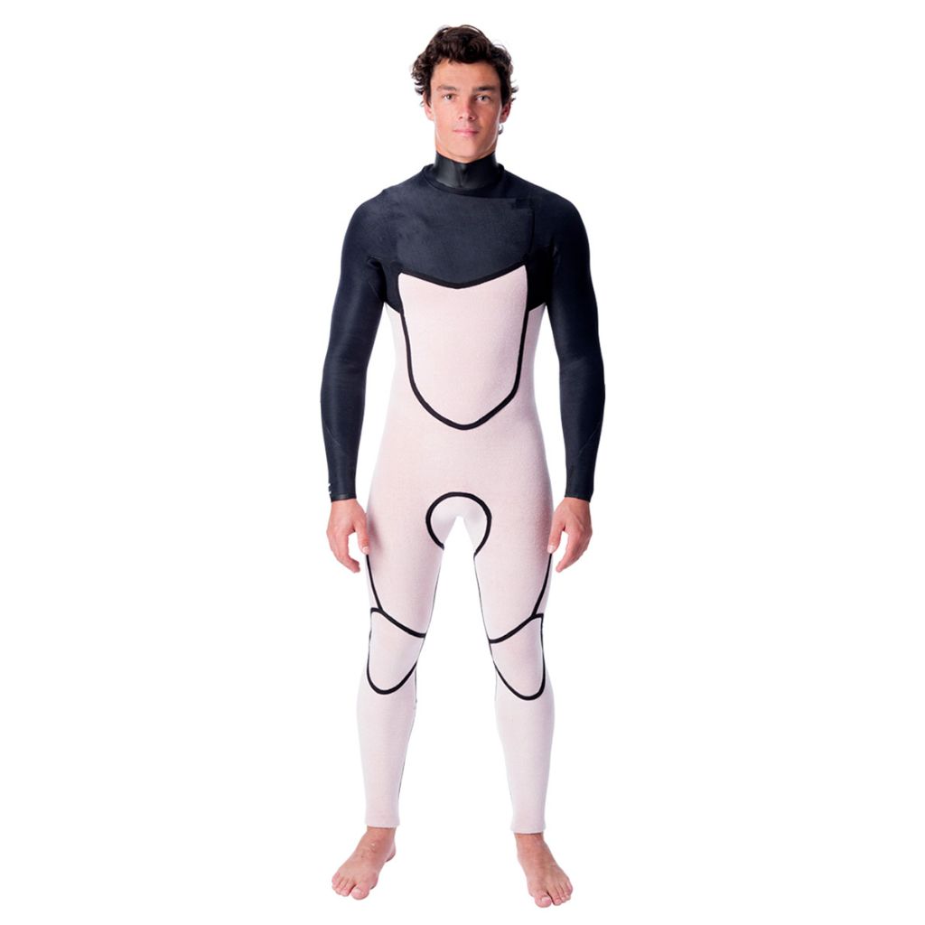 X-Dry Chest Zip 4/3mm GB Steamer