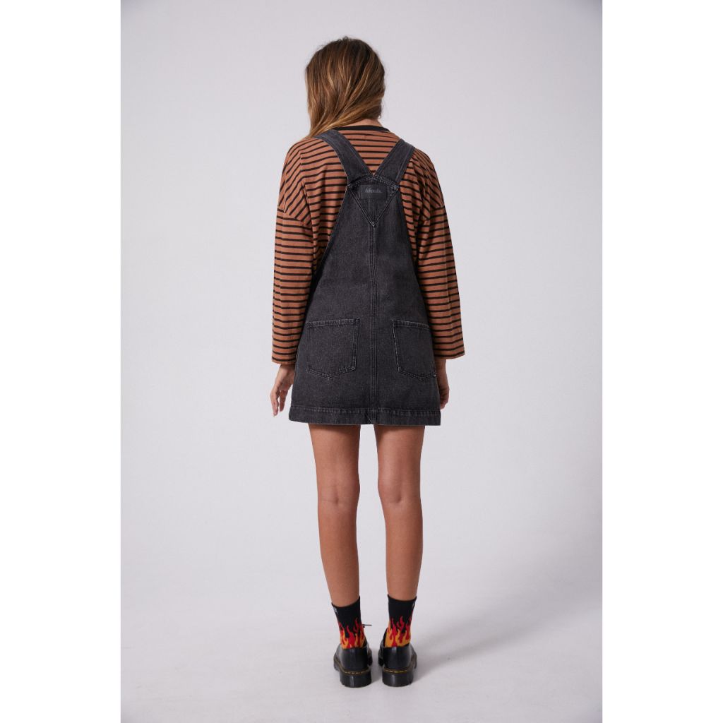Mae - Denim Overall Dress