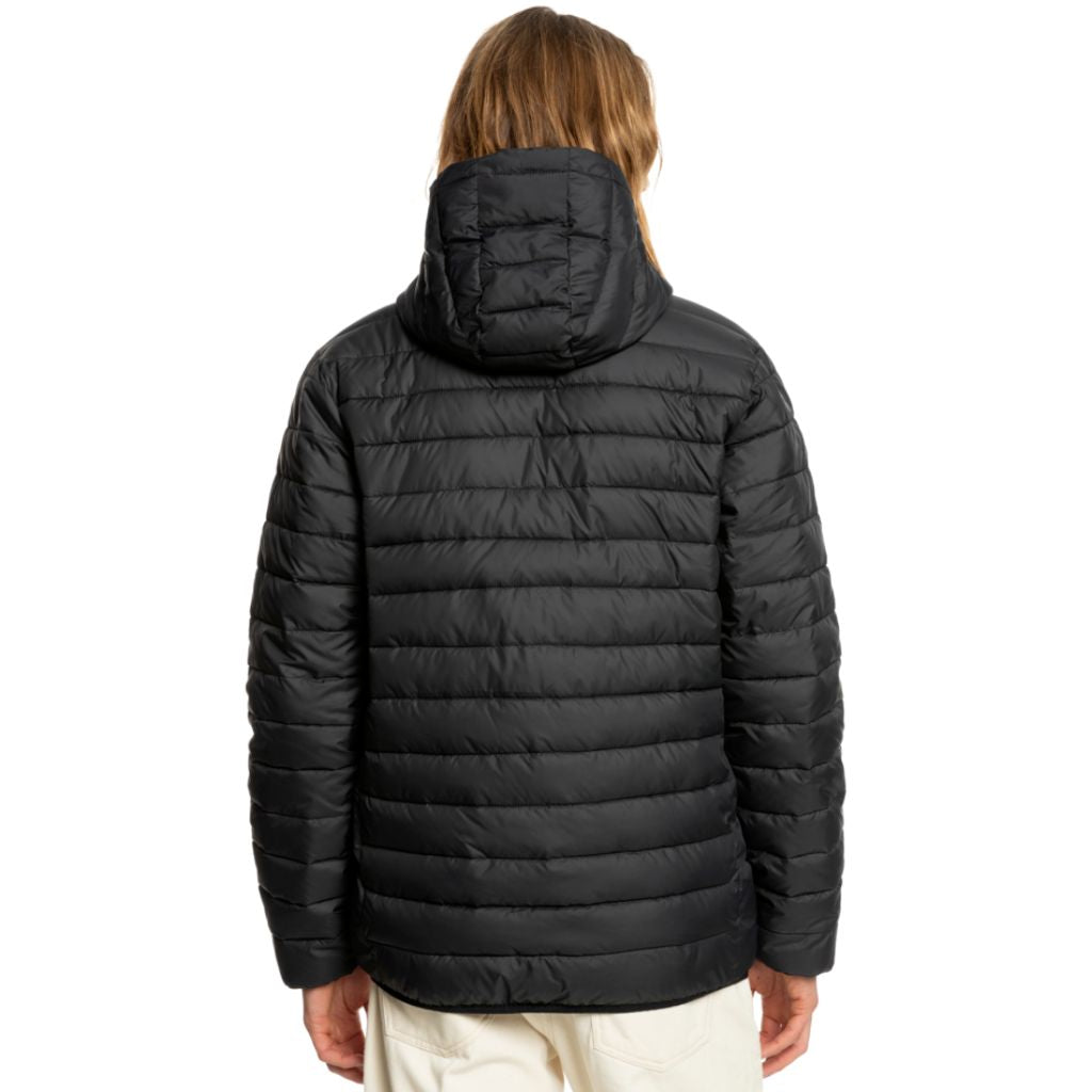 Scaly Hooded Puffer Jacket