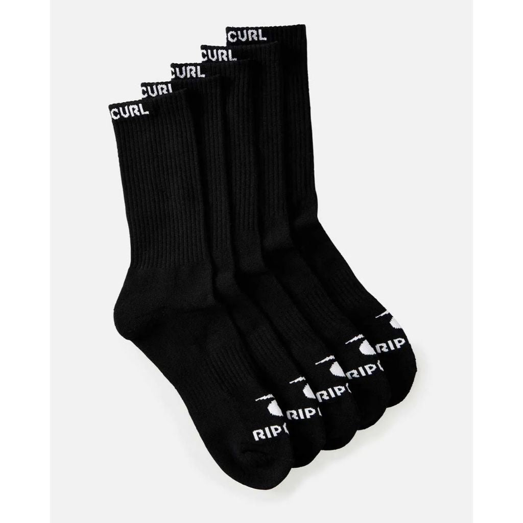 Brand Crew Sock 5 Pack