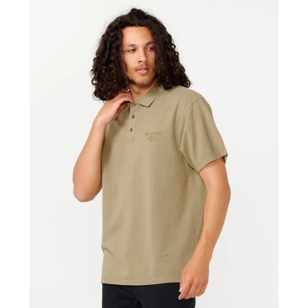 Fade Out Embroid Polo Shirt