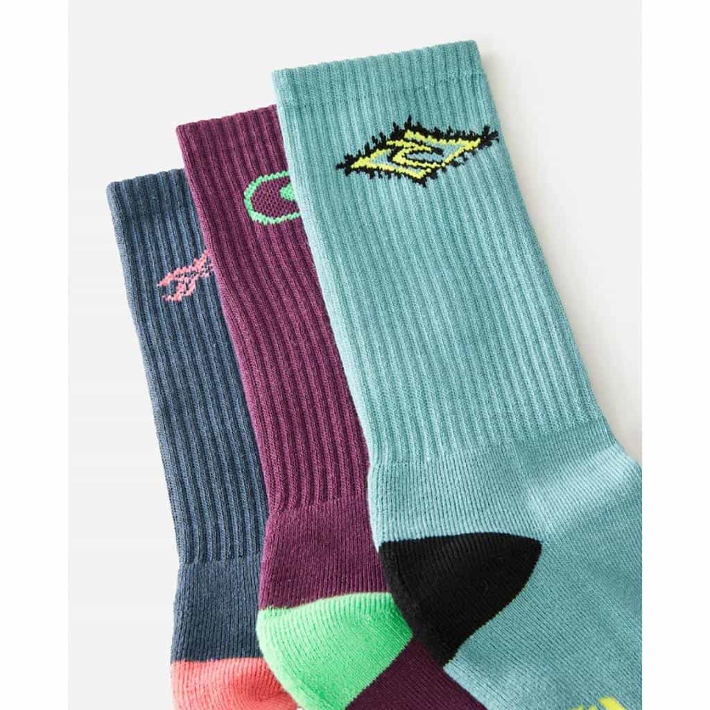 Retro Crew Sock 3-Pack