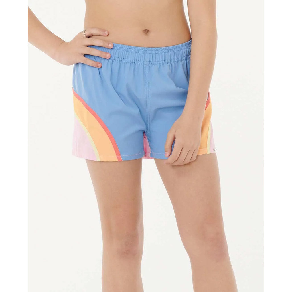 Girls Sunset Skies Boardshort