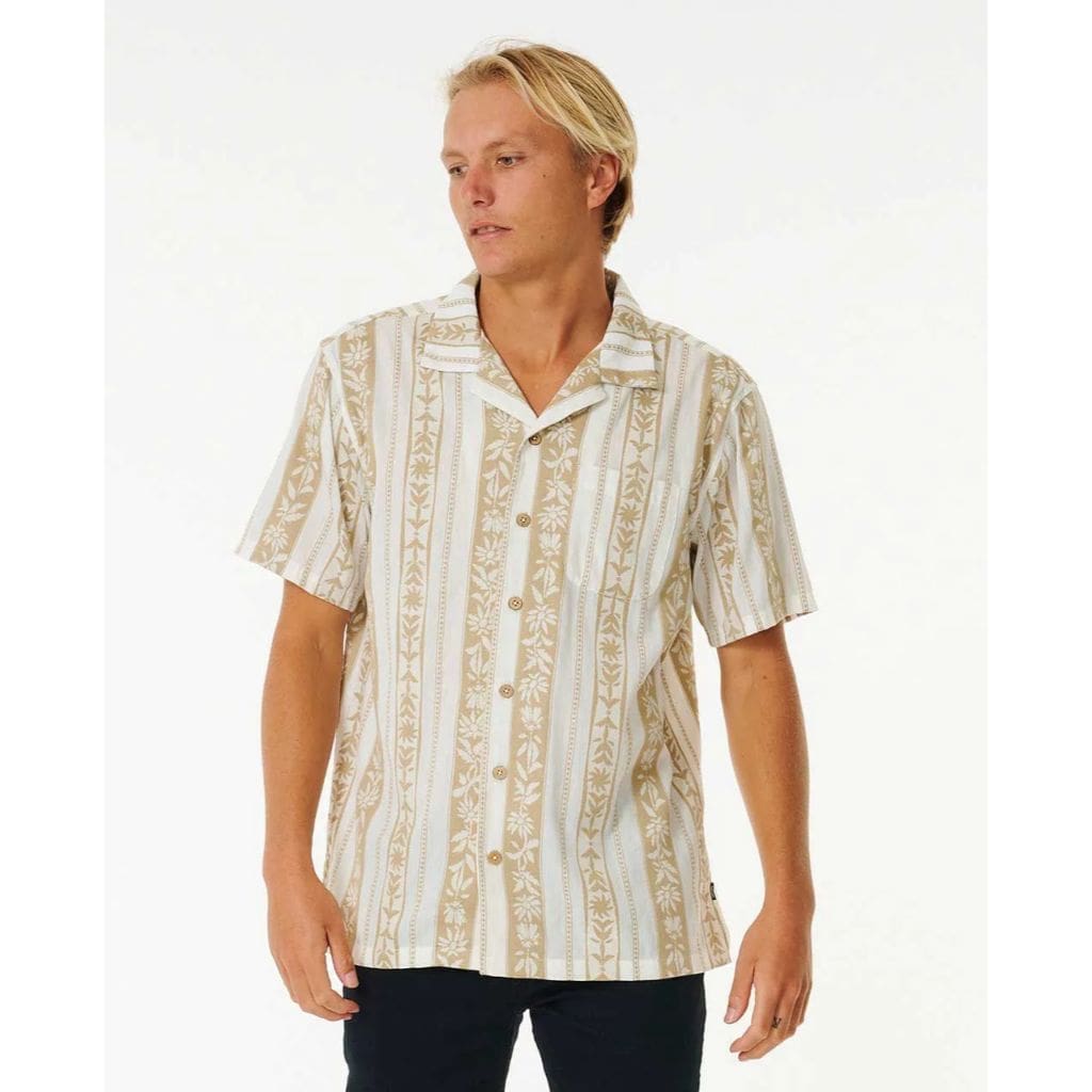 Topanga Vertical Stripe Short Sleeve Shirt