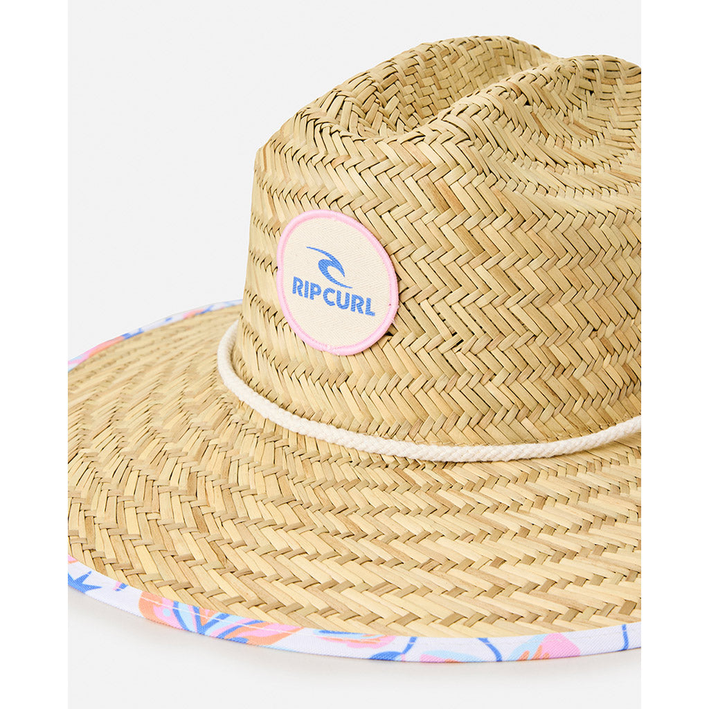Girls Mixed Straw Sun Hat