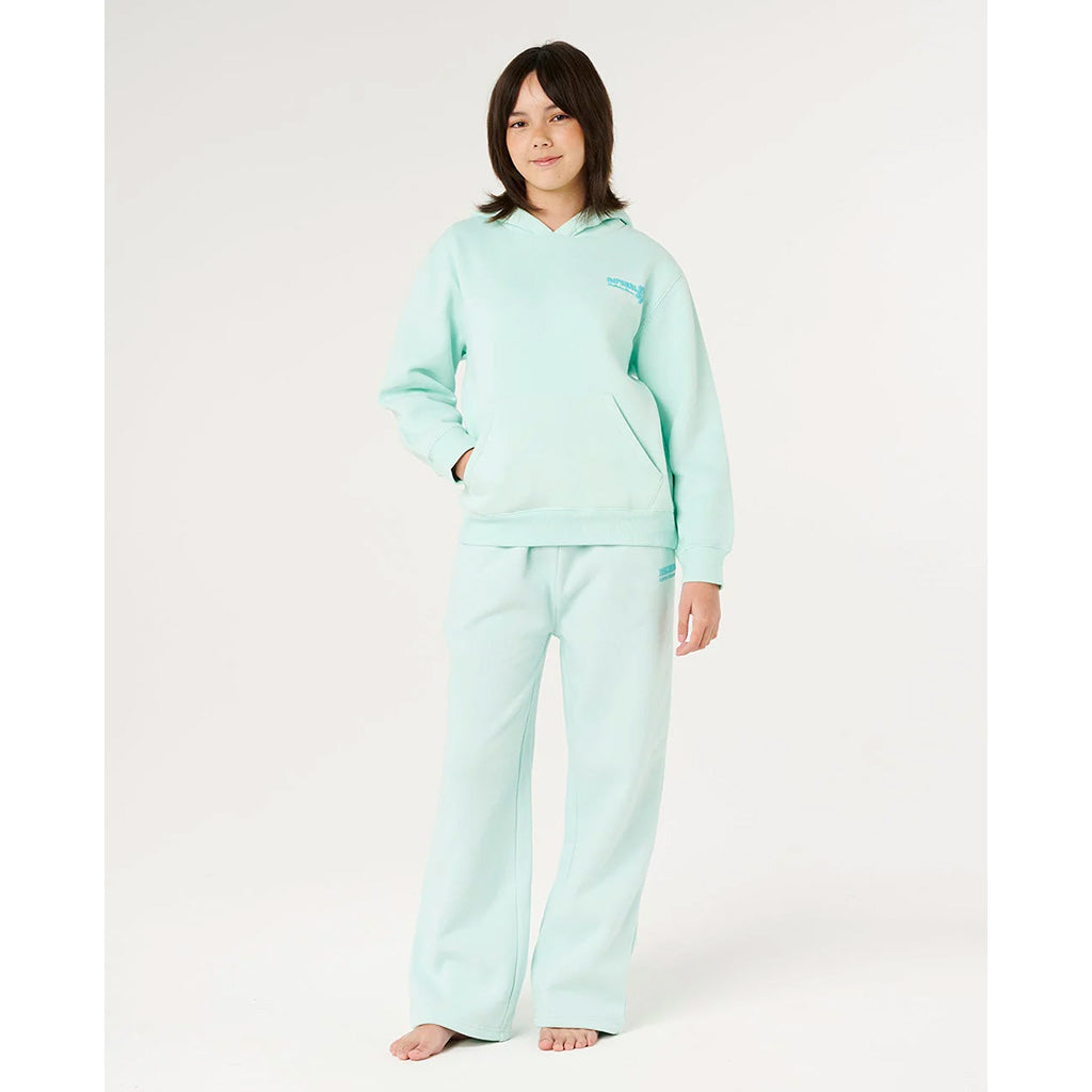 Girls Hibiscus Heat Logo Hood