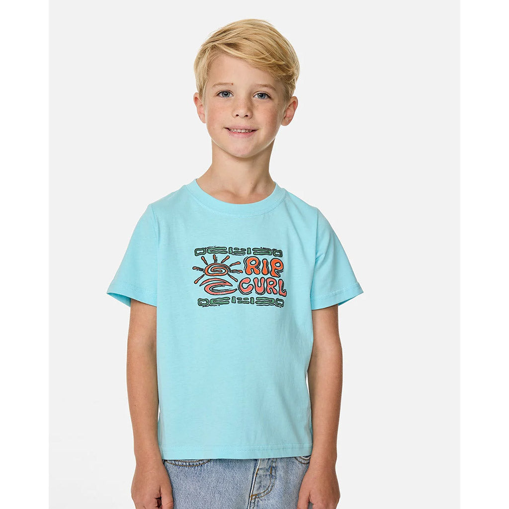Boys Cosmic Surfing Logo Tee