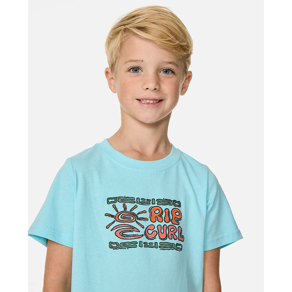 Boys Cosmic Surfing Logo Tee