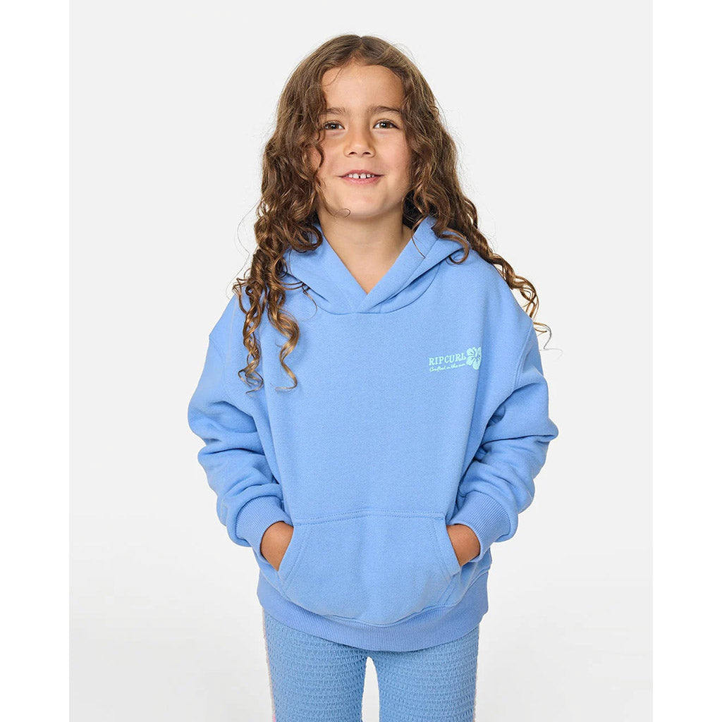Girls Surf Puff Hood Party Fleece