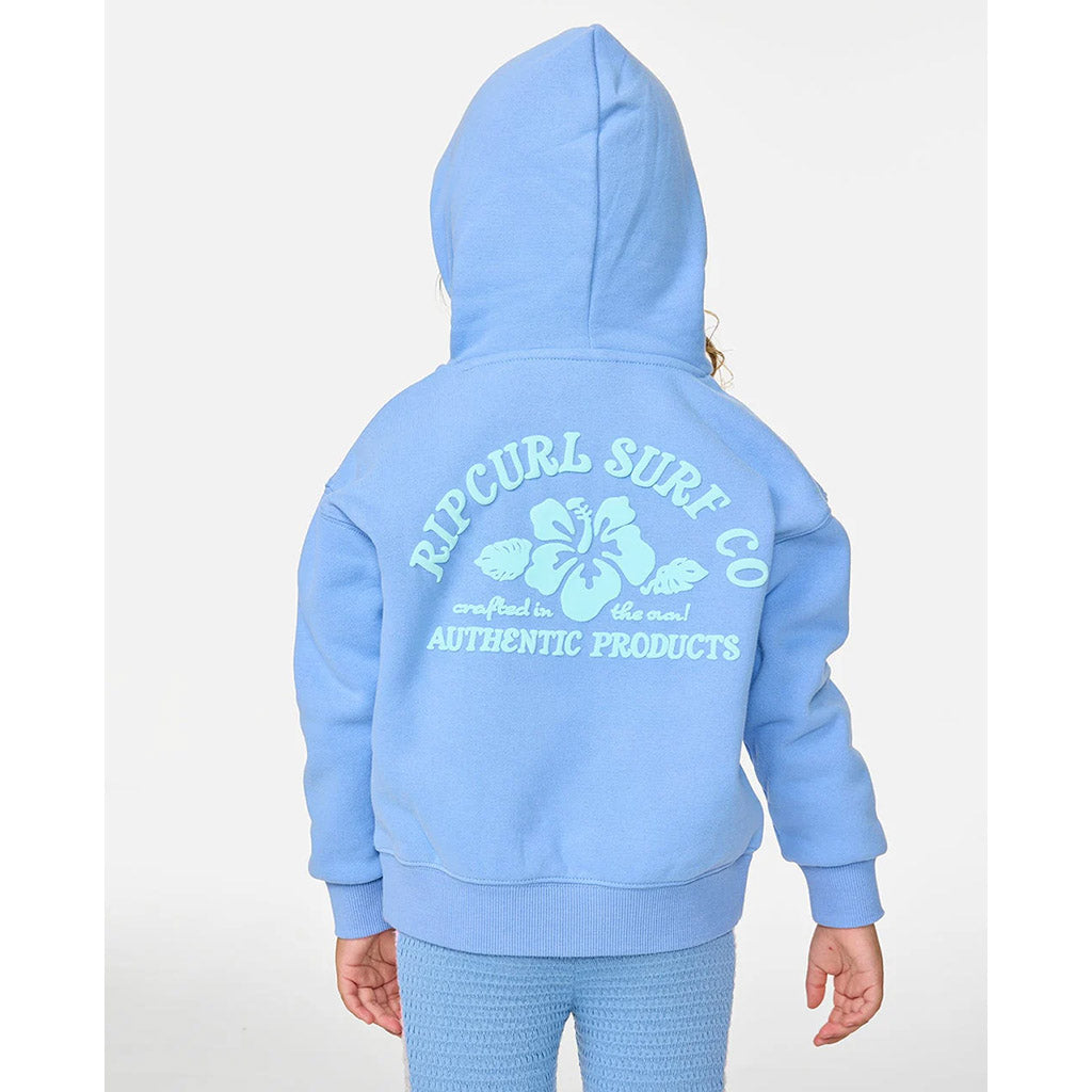 Girls Surf Puff Hood Party Fleece