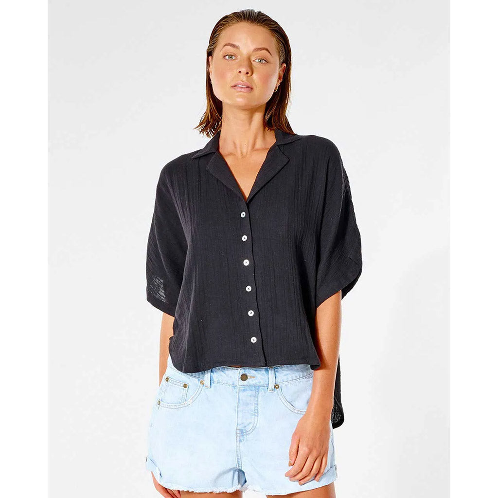 Premium Surf Short Sleeve Button Shirt