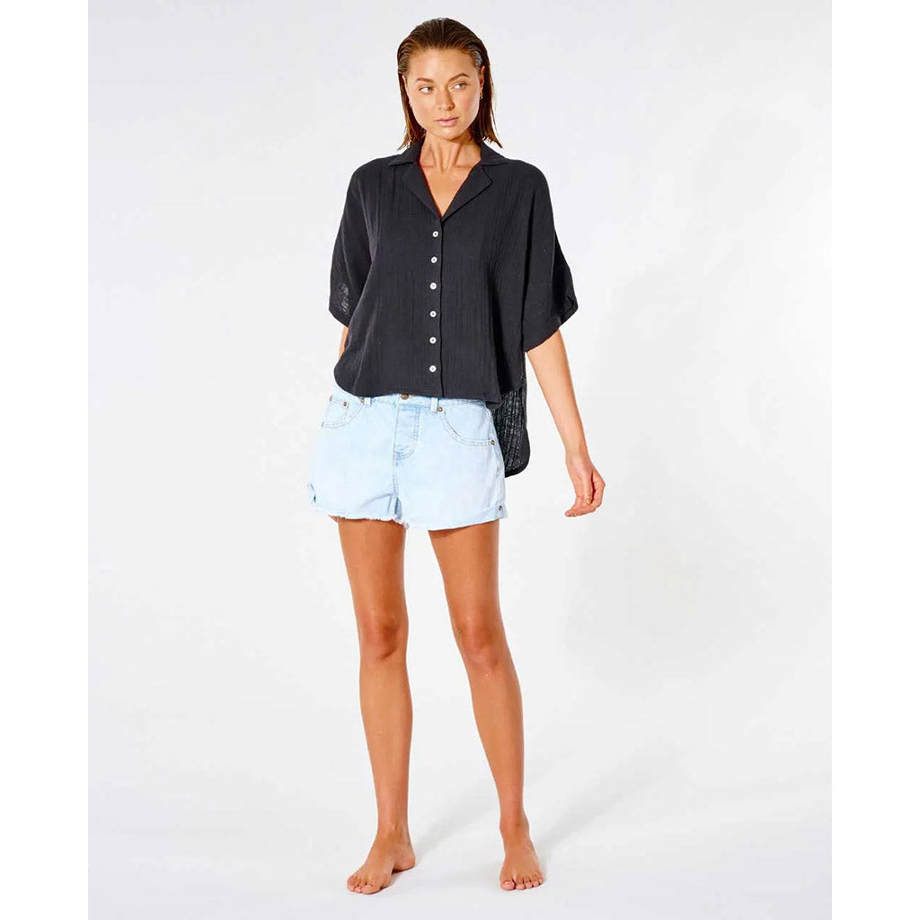 Premium Surf Short Sleeve Button Shirt
