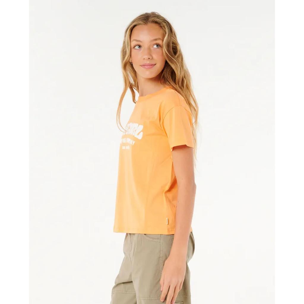 Girls Surf Puff Relaxed Tee