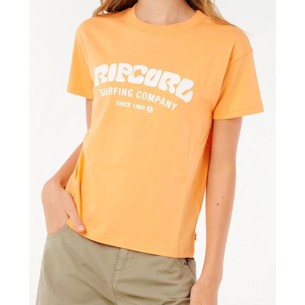 Girls Surf Puff Relaxed Tee