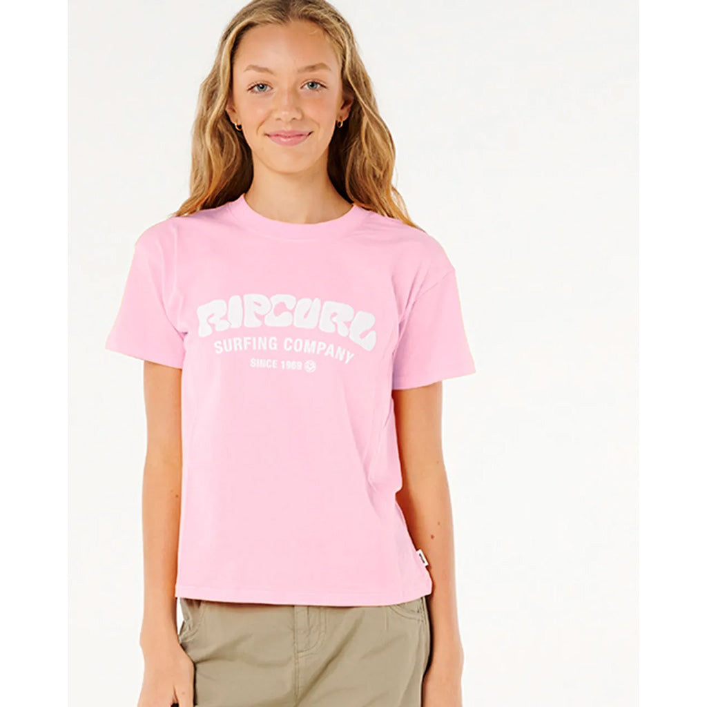 Girls Surf Puff Relaxed Tee