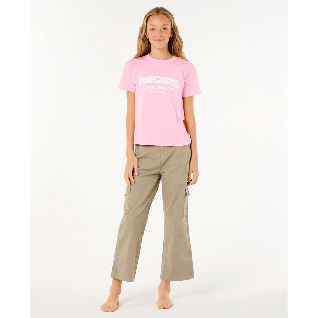 Girls Surf Puff Relaxed Tee