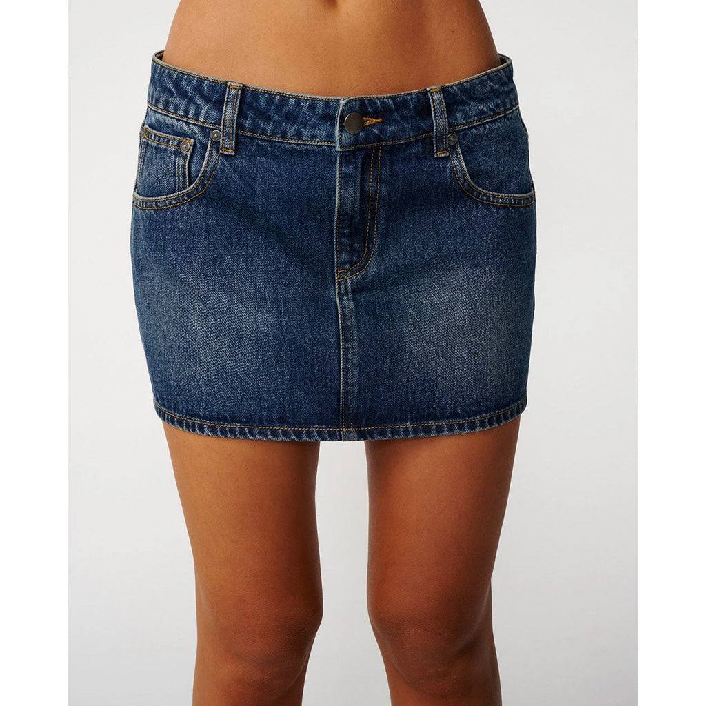 Archive Denim Mini Skirt