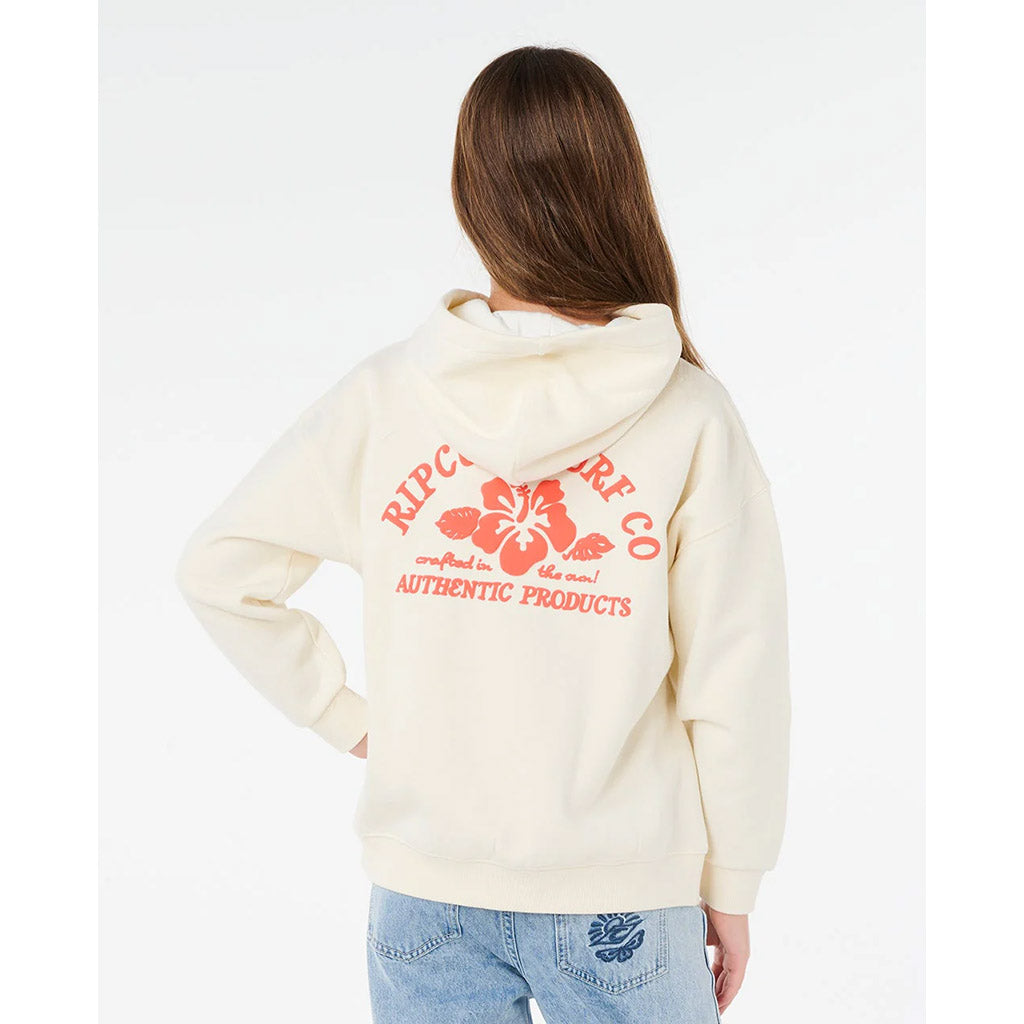 Girls Surf Puff Hood Party Fleece