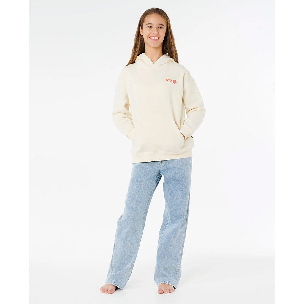 Girls Surf Puff Hood Party Fleece