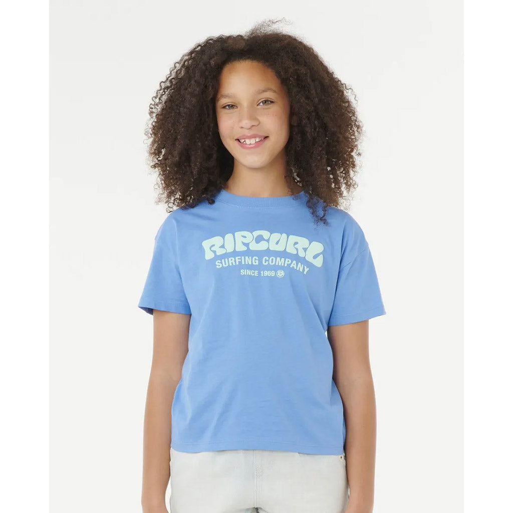 Girls Surf Puff Relaxed Tee