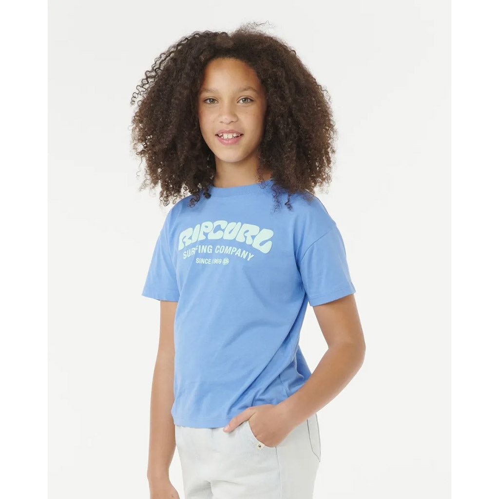 Girls Surf Puff Relaxed Tee