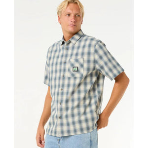 Raw Energy Short Sleeve Plaid Shirt