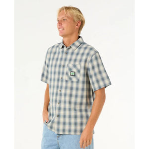 Raw Energy Short Sleeve Plaid Shirt