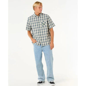 Raw Energy Short Sleeve Plaid Shirt