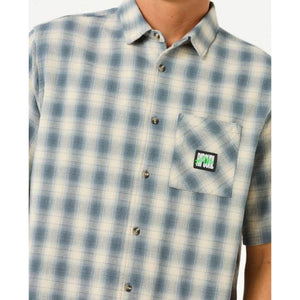 Raw Energy Short Sleeve Plaid Shirt