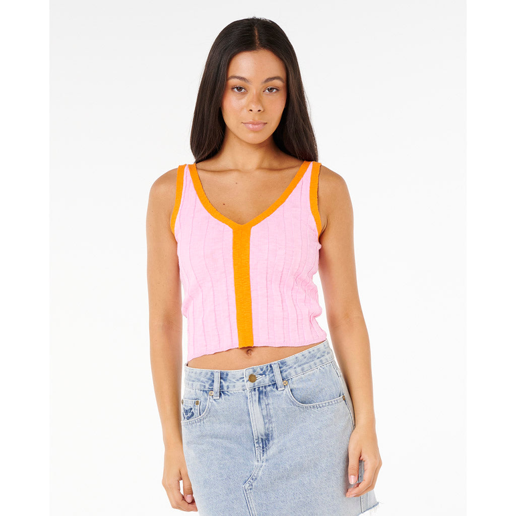 Sunset Luau Knit Top