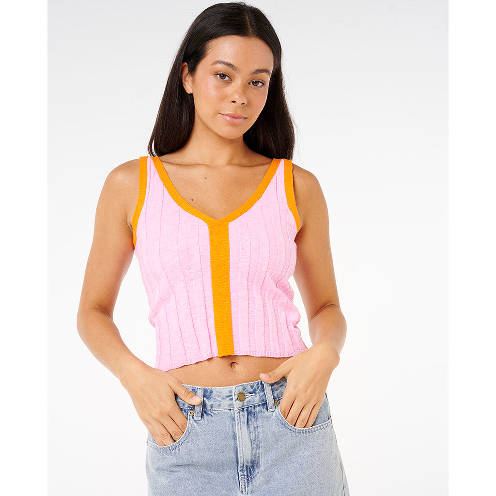Sunset Luau Knit Top