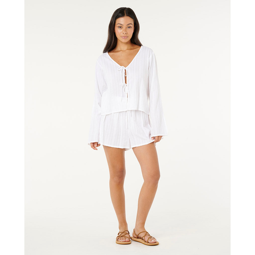 Haze Tie Front Long Sleeve