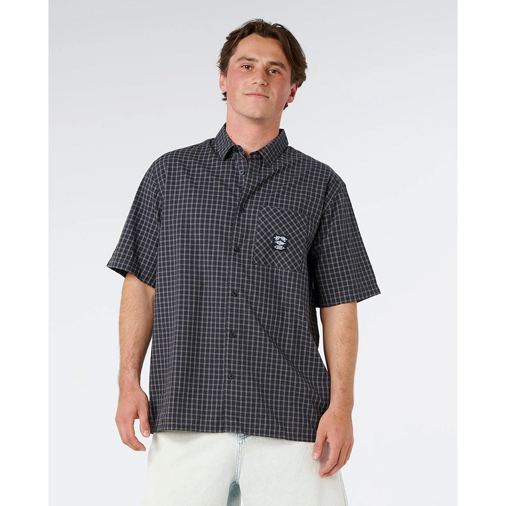 Liquid Trips Check Short Sleeve Shirt