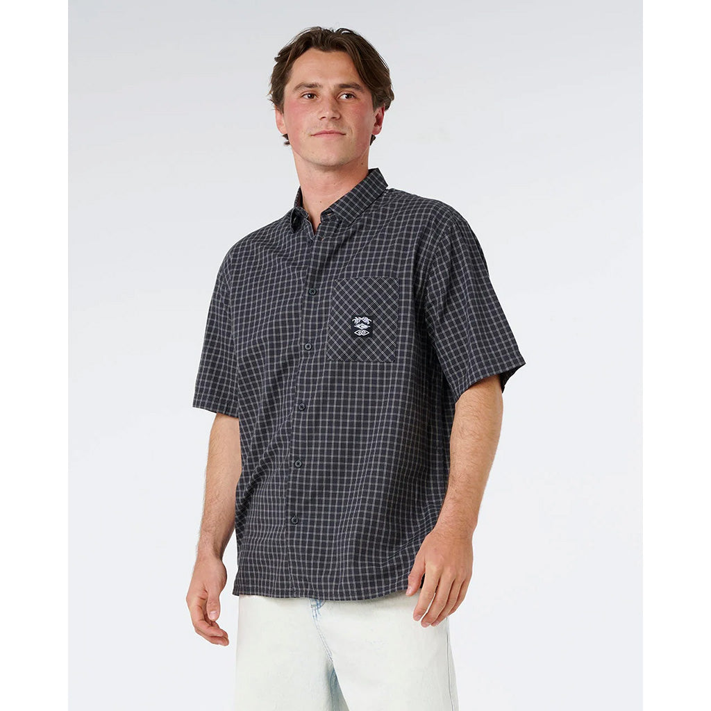 Liquid Trips Check Short Sleeve Shirt