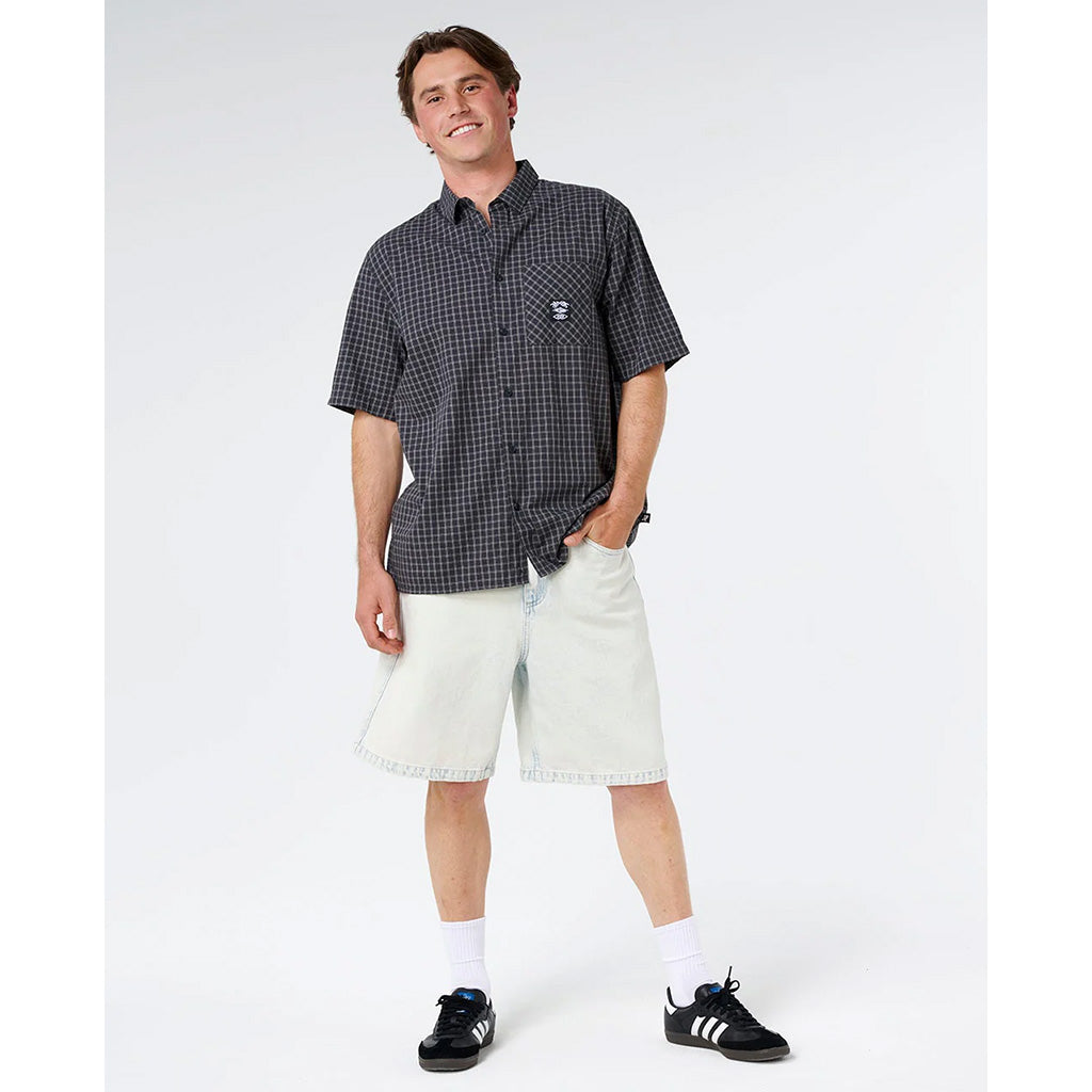 Liquid Trips Check Short Sleeve Shirt