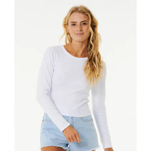 Classic Ribbed Long Sleeve Tee