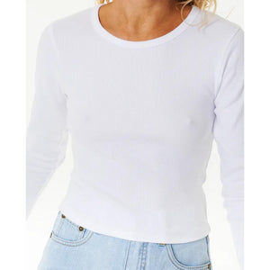 Classic Ribbed Long Sleeve Tee