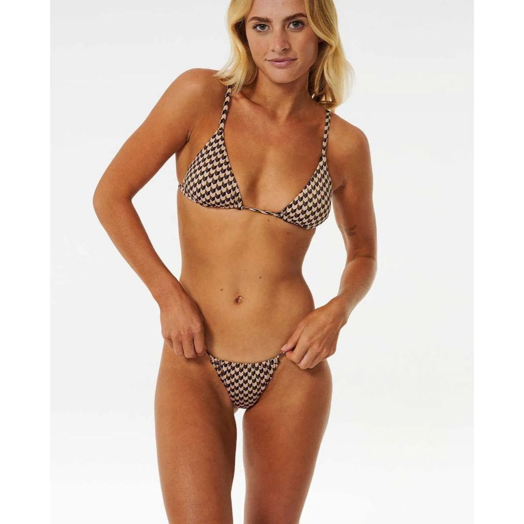 La Isla Geo Sliding Tri Bikini Top