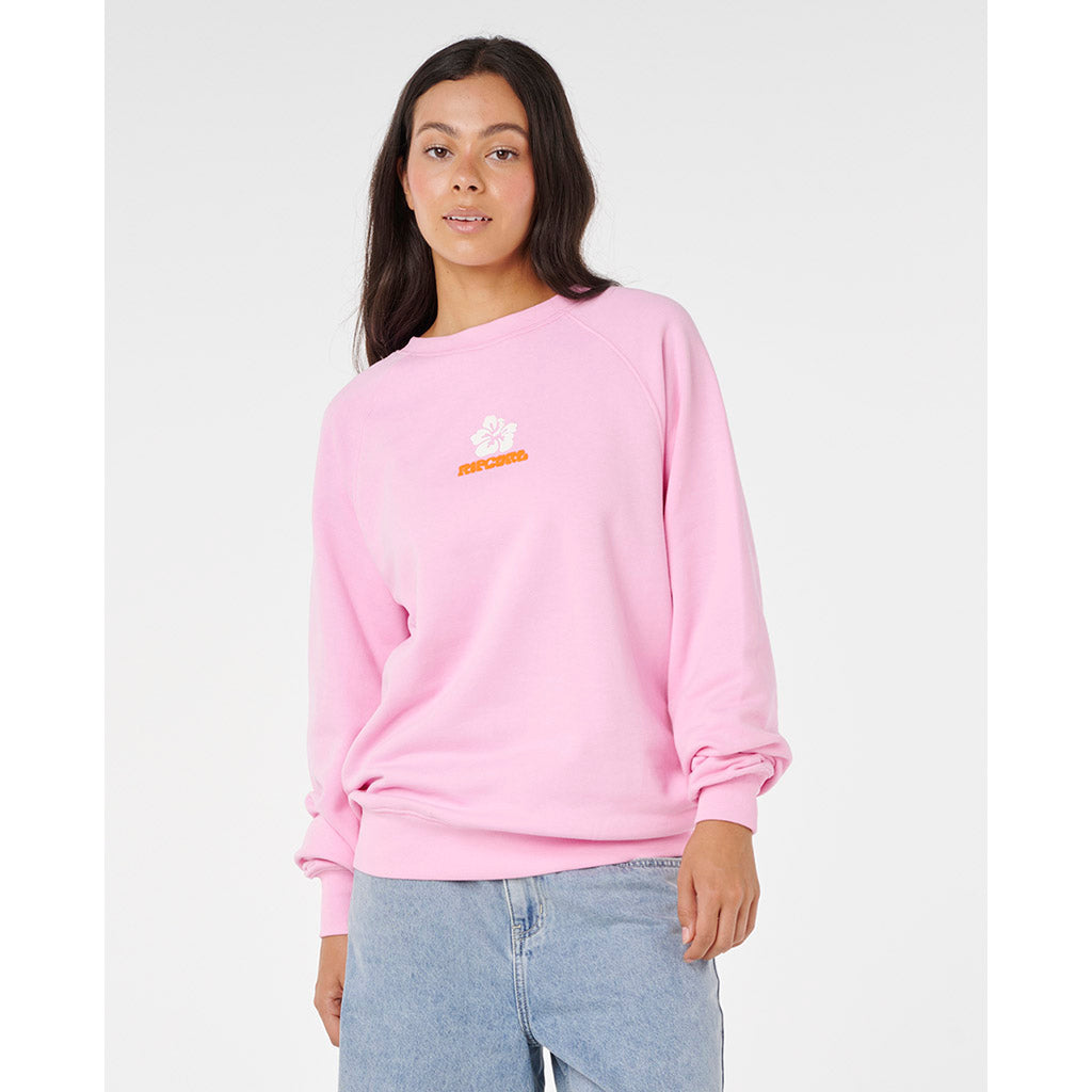 Luxe Surf Raglan Relaxed Crew