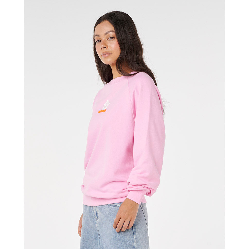 Luxe Surf Raglan Relaxed Crew