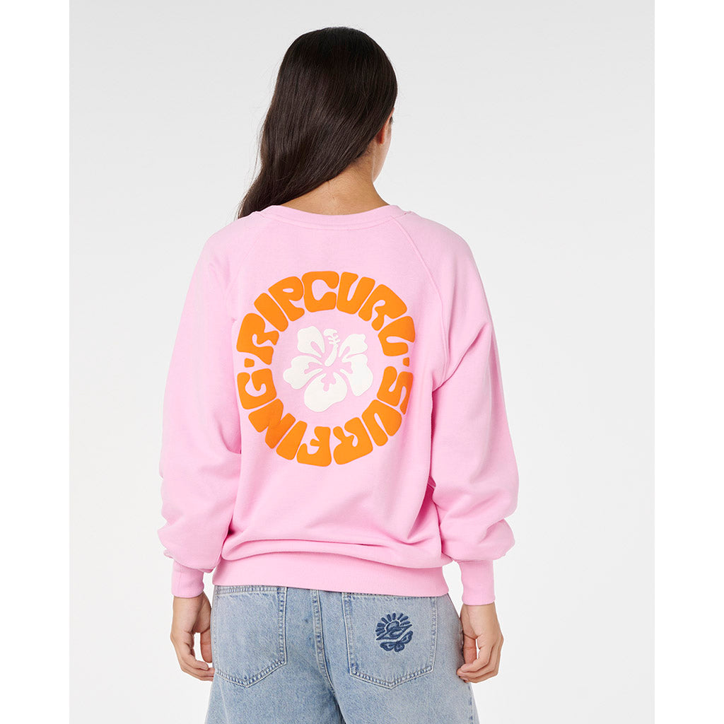 Luxe Surf Raglan Relaxed Crew