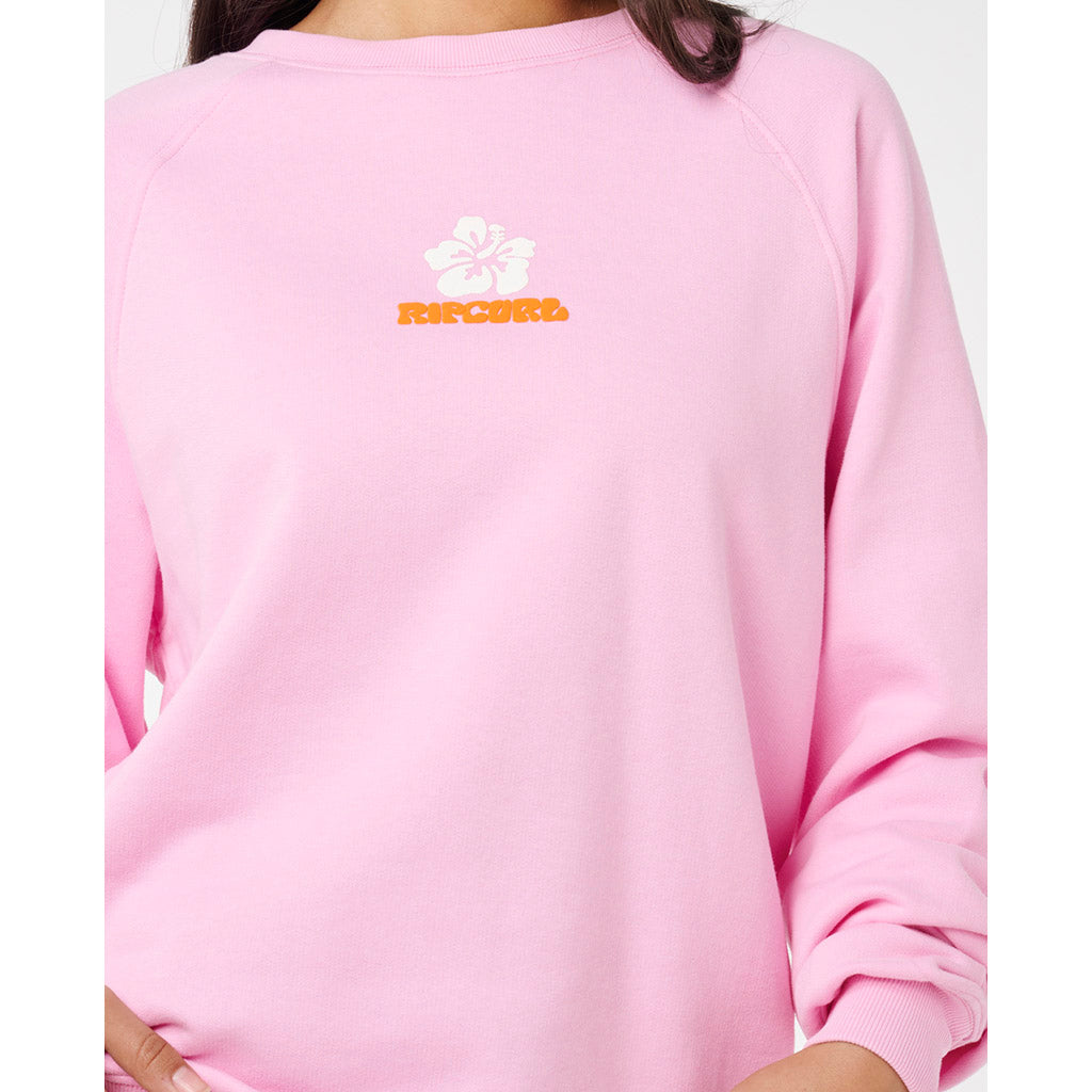 Luxe Surf Raglan Relaxed Crew