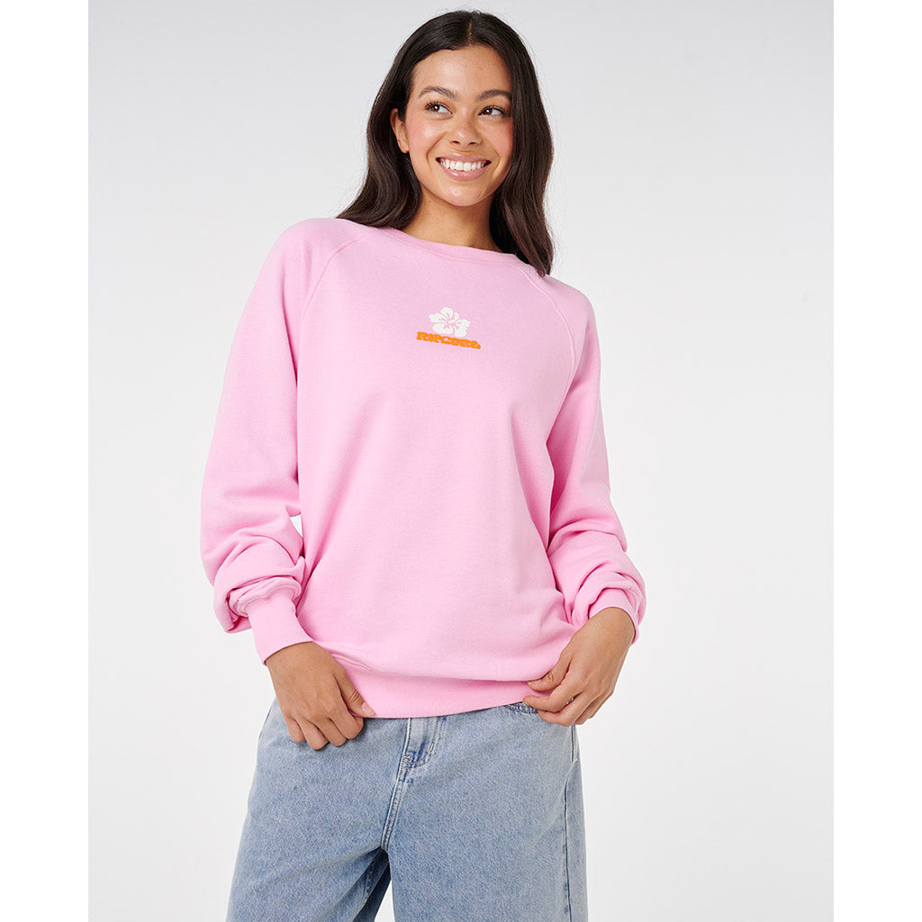Luxe Surf Raglan Relaxed Crew