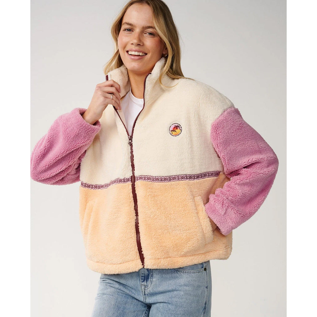 Surf Revival Heritage Zip Through Polar Fleece