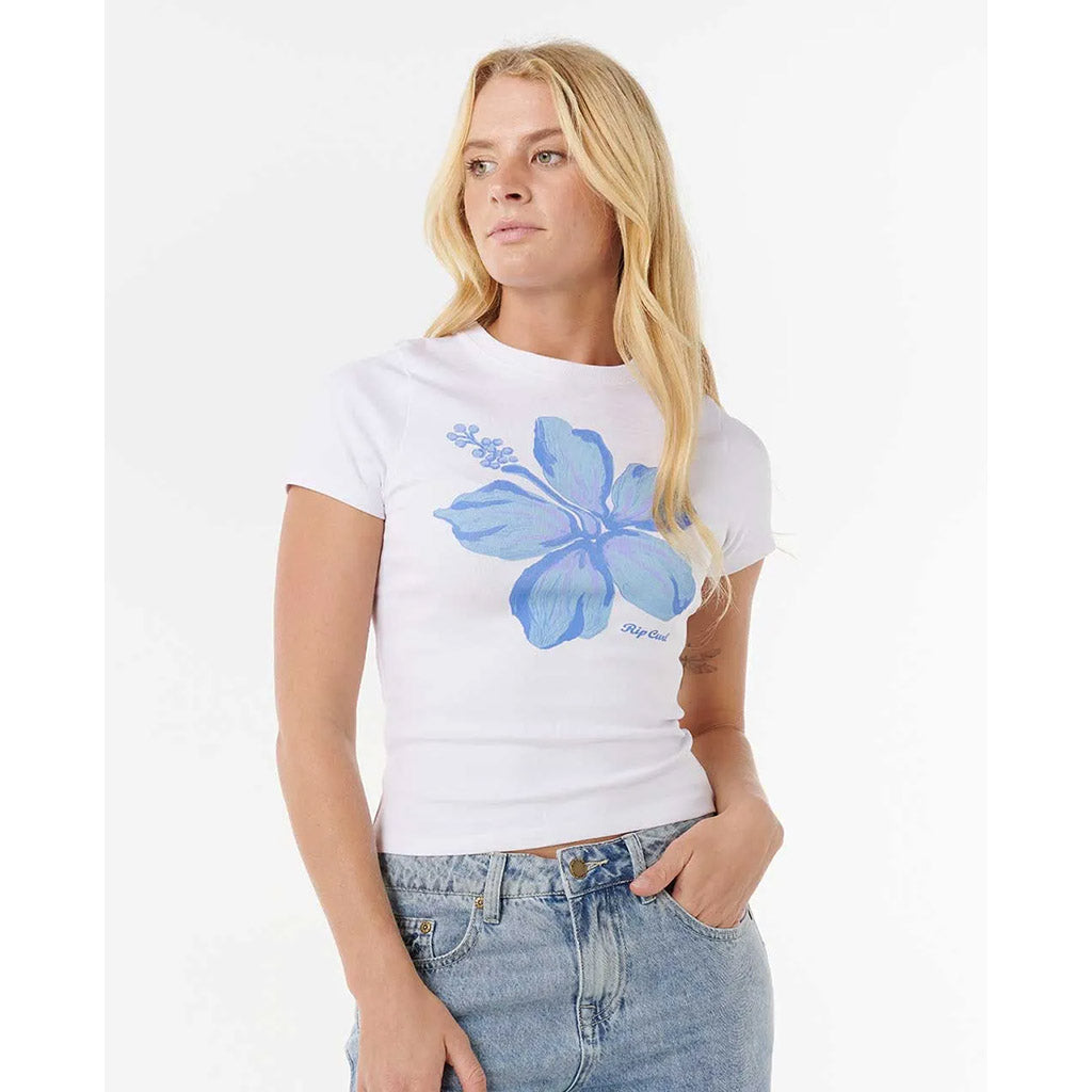 Hibiscus Fitted Tee