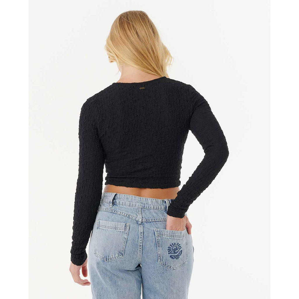 Sunset Luau Texture Long Sleeve Tee