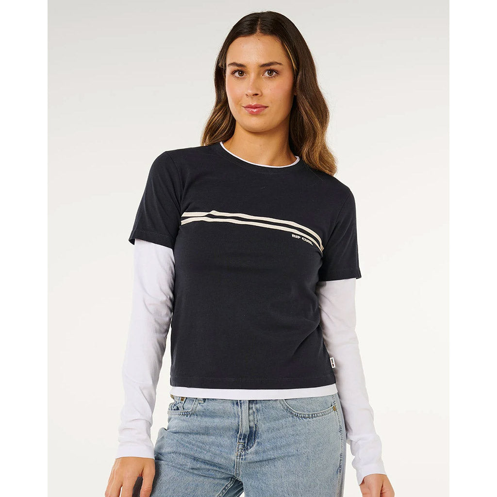 Surf Revival Layered Long Sleeve Tee
