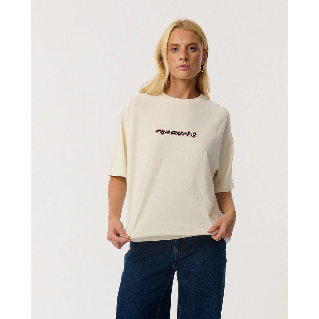 Sunset Beach Raglan Boxy Tee